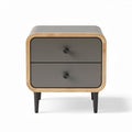 Comò in legno e melaminico per camera da letto con due cassetti – 50 x 40 x 45 cm