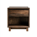 Comò in legno di rovere per camera da letto con due cassetti – 60 x 40 x 50 cm