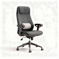 Sedia da ufficio in tessuto con supporto lombare – 60 x 60 x 110 cm