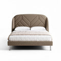 Letto matrimoniale imbottito in tessuto per camera da letto – 200 x 160 x 100 cm
