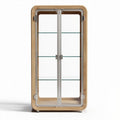Vetrina in legno e vetro per esposizione di oggetti – 60 x 30 x 120 cm