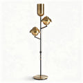 Lampada da terra con tre diffusori in metallo per illuminazione – 150 x 50 x 180 cm